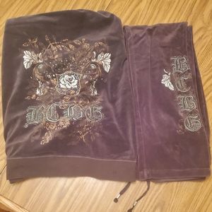 COPY - BCBG Velour Suit